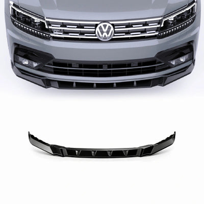 Apex Aero Design Front Splitter (Gloss Black ABS) – Sport Styling for Volkswagen Tiguan Mk2 R-Line (2015-2020)