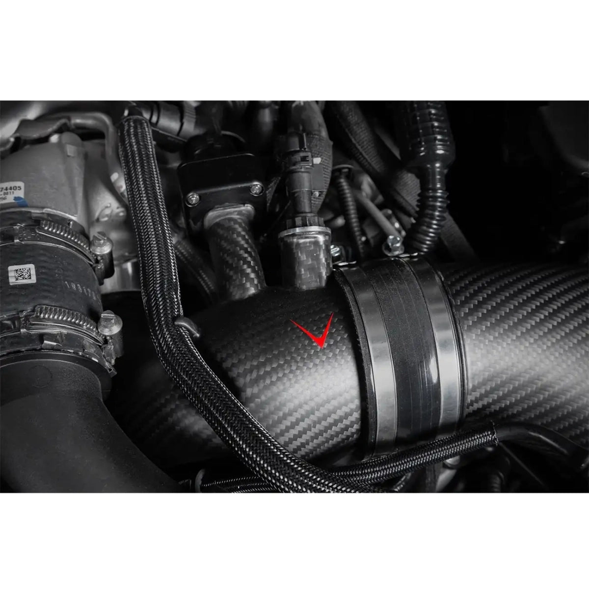 Admisión de Fibra de Carbono al Turbo (Turbo Inlet) Eventuri BMW M5 G90 / G99 (Gloss) - Eventuri