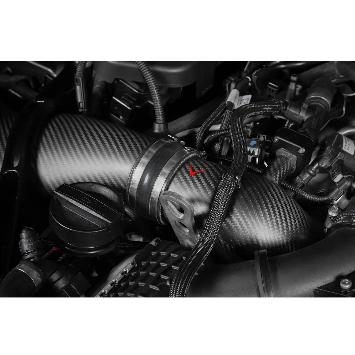 Admisión de Fibra de Carbono al Turbo (Turbo Inlet) Eventuri BMW M5 G90 / G99 (Gloss) - Eventuri