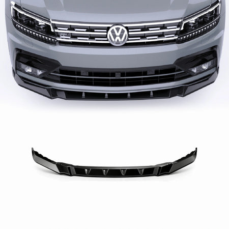 Apex Aero Design Front Splitter (Gloss Black ABS) – Sport Styling for Volkswagen Tiguan Mk2 R-Line (2015-2020)