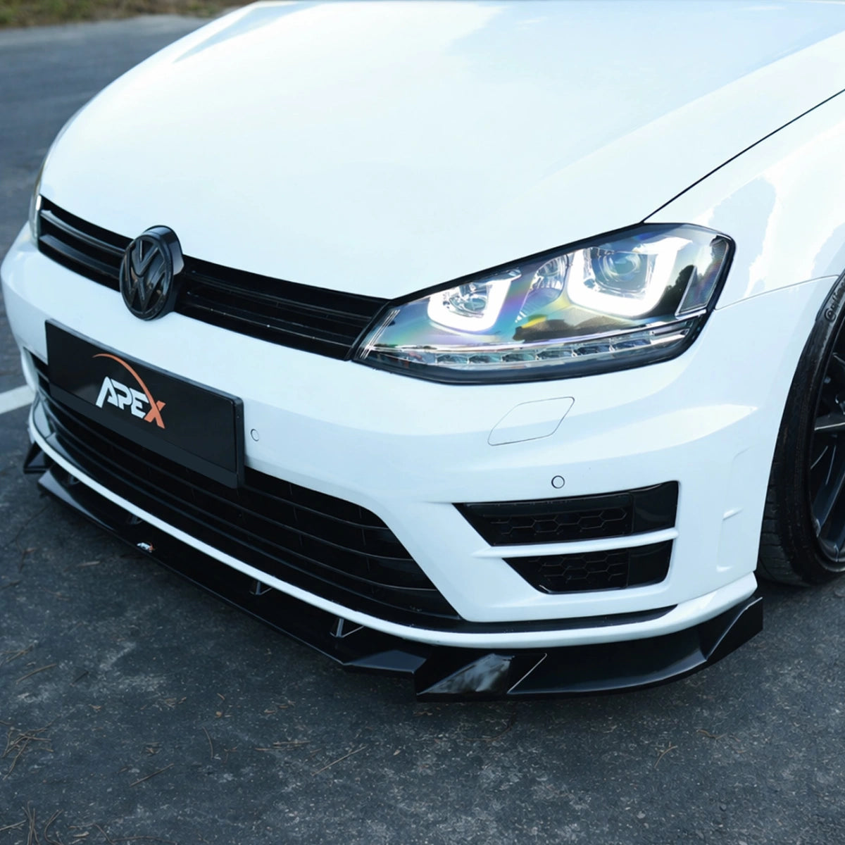 Apex Aero Design - Volkswagen Golf Mk7 R (2013-2016) - Ön Lip - Front Splitter
