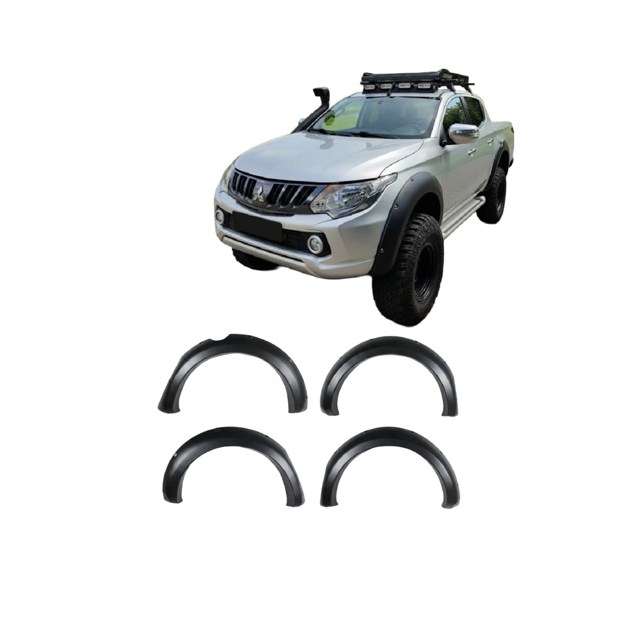 Apex Aero Design - Mitsubishi L200 (2015-2018) - Aletines (4 Piezas)