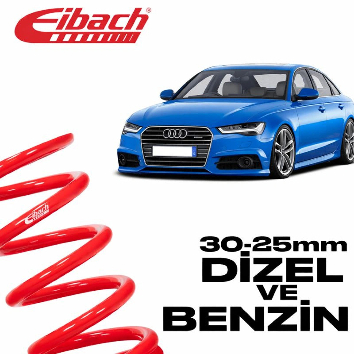 Muelles Deportivos Eibach Pro-Kit Audi A6 (4G2, C7, 4GC) (30/25 mm) - Eibach