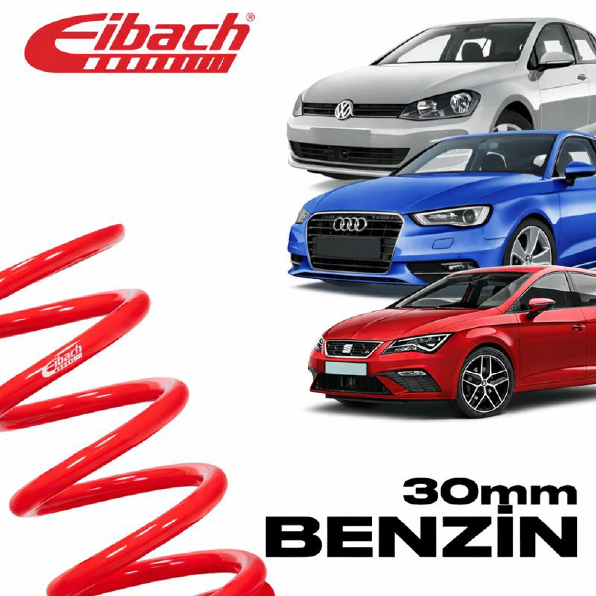 Muelles Deportivos Eibach Pro-Kit Audi A3 8V / VW Golf 7 / Seat Leon 5F 1.2-1.4-1.5 TSI - Eibach