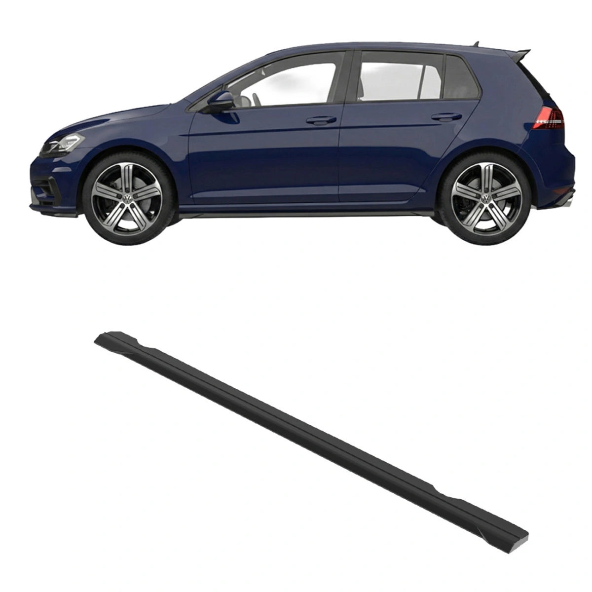 Apex Aero Design - Volkswagen Golf Mk7 R (2013-2016) - Marşpiyel Seti 2 Parça - Side Skirts