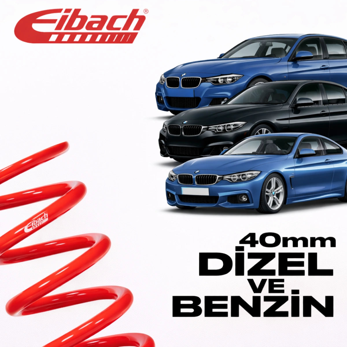Muelles Deportivos Eibach BMW F30 / F32 / F36 Sportline (40 mm) - Eibach