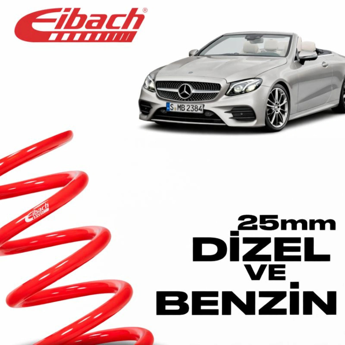 Muelles Deportivos Eibach Mercedes Clase E Cabriolet A238 (25 mm) - Eibach