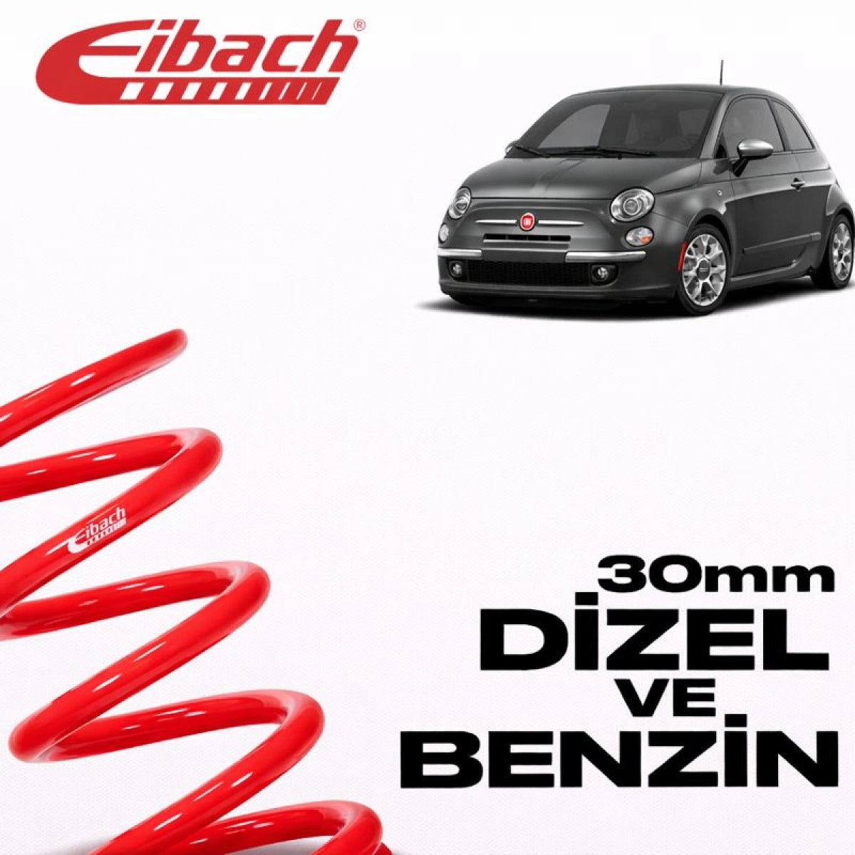 Muelles Deportivos Eibach Pro-Kit Fiat 500 (30 mm) - Eibach