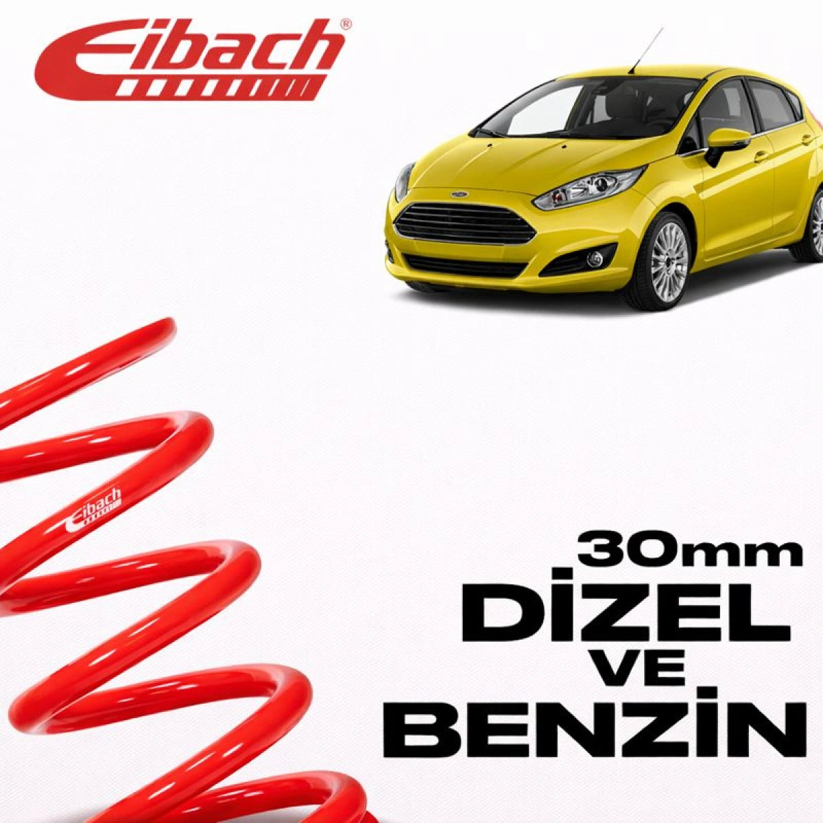 Muelles Deportivos Eibach Pro-Kit Ford Fiesta Mk6-Mk7 TDCi (30 mm) - Eibach