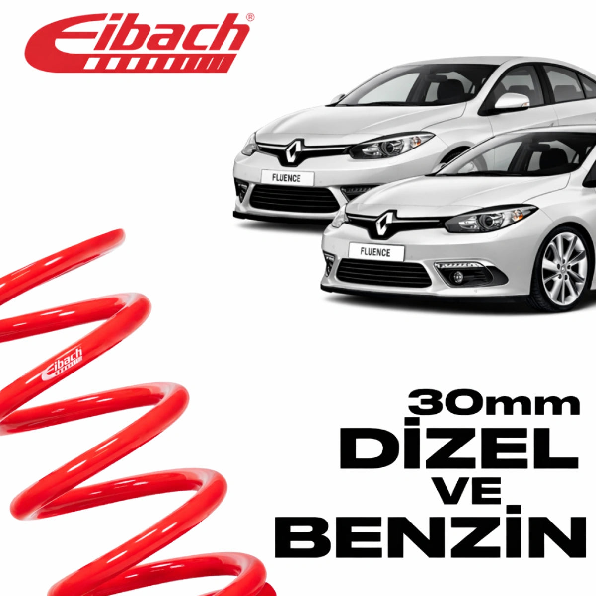 Muelles Deportivos Eibach Renault Mégane 3 / Fluence Pro-Kit (30 mm) - Eibach