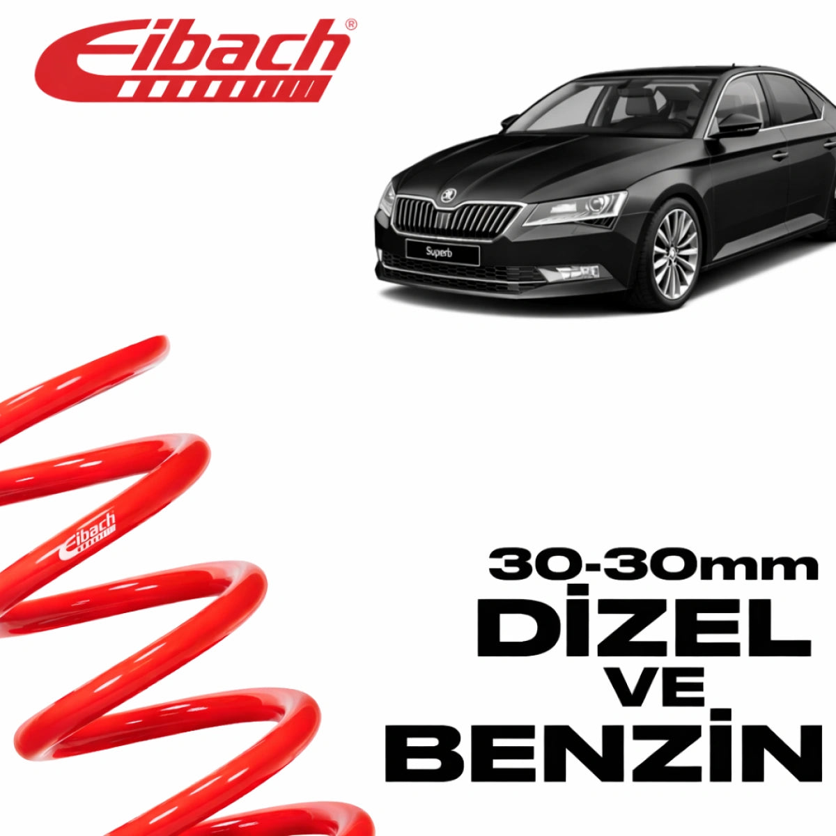 Muelles Deportivos Eibach Skoda Superb (3T) Pro-Kit (30/30 mm) - Eibach