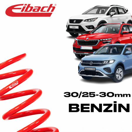 Muelles Deportivos Eibach Seat Arona / Skoda Kamiq / VW T-Cross 1.0-1.5 TSI (30/25-30 mm) - Eibach