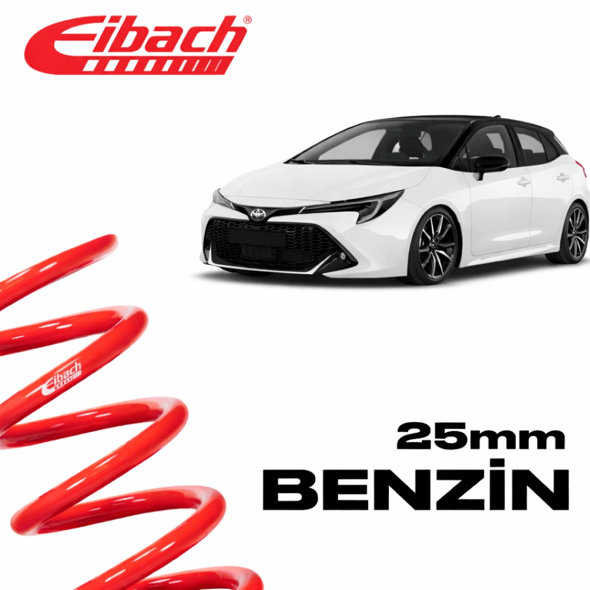 Muelles Deportivos Eibach Toyota Corolla / Auris Pro-Kit (25 mm) - Eibach