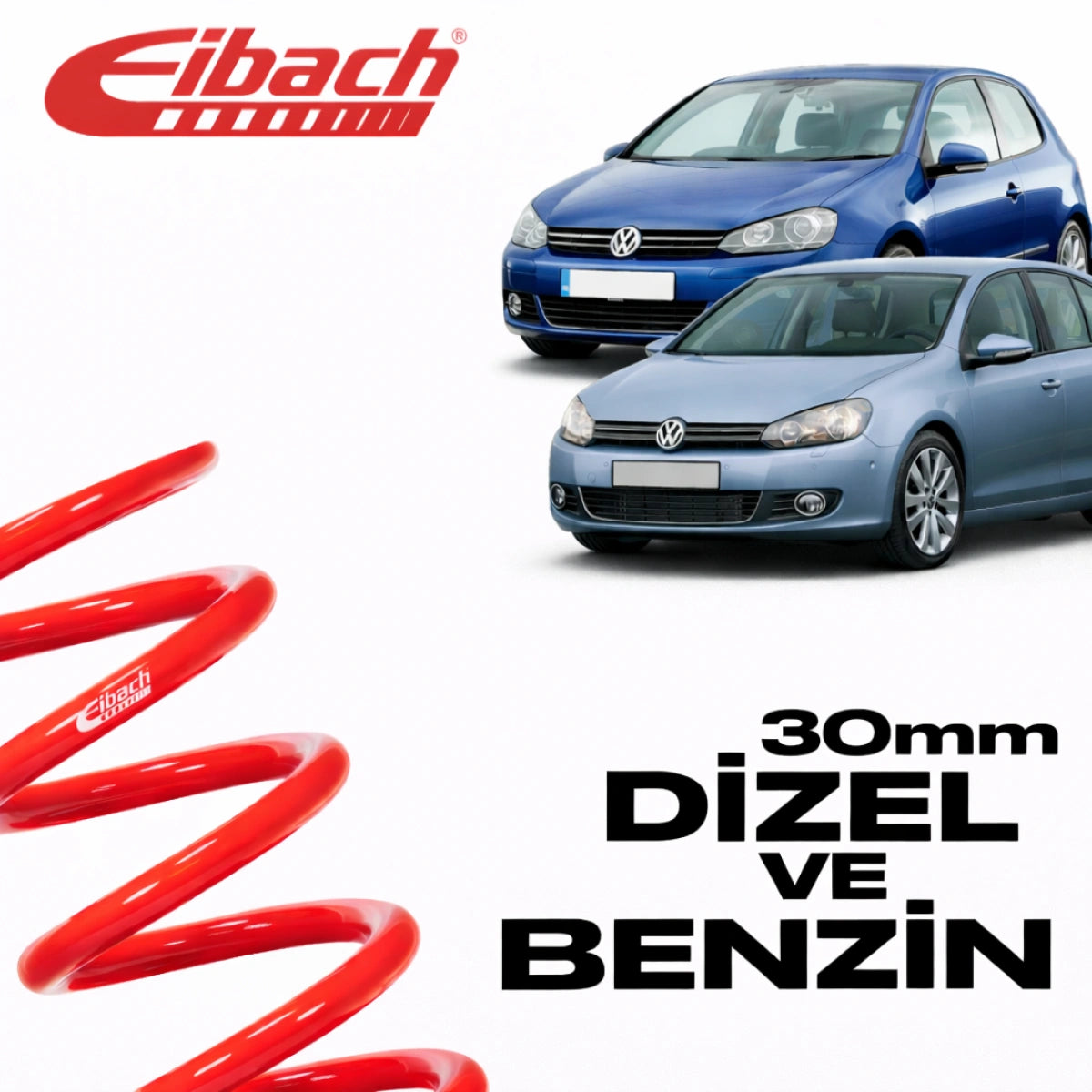 Muelles Deportivos Eibach Volkswagen Golf V - Golf VI Pro-Kit (30 mm) - Eibach