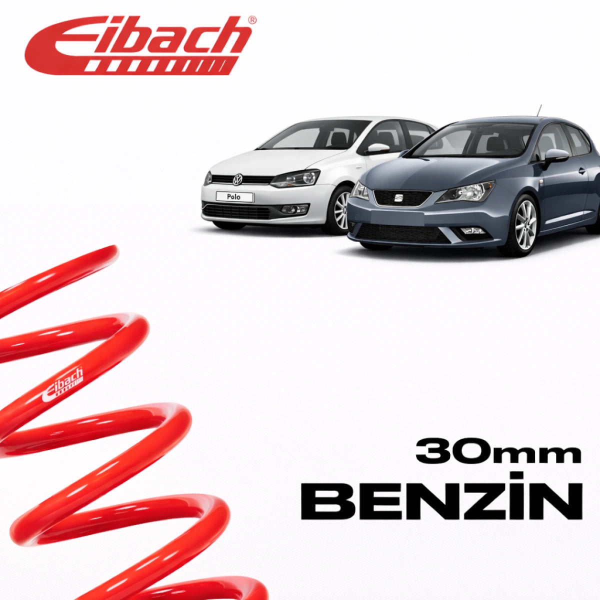 Muelles Deportivos Eibach Volkswagen Polo (6R1, 6C1) / Seat Ibiza 6J 1.0 16V Pro-Kit (30 mm) - Eibach