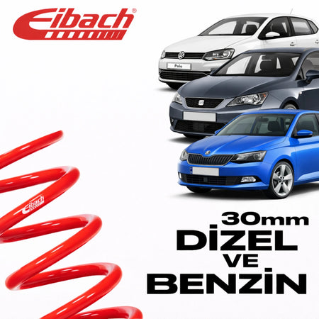 Muelles Deportivos Eibach VW Polo TDI (6R1,6C1) / Seat Ibiza 6J Pro-Kit (30 mm) - Eibach