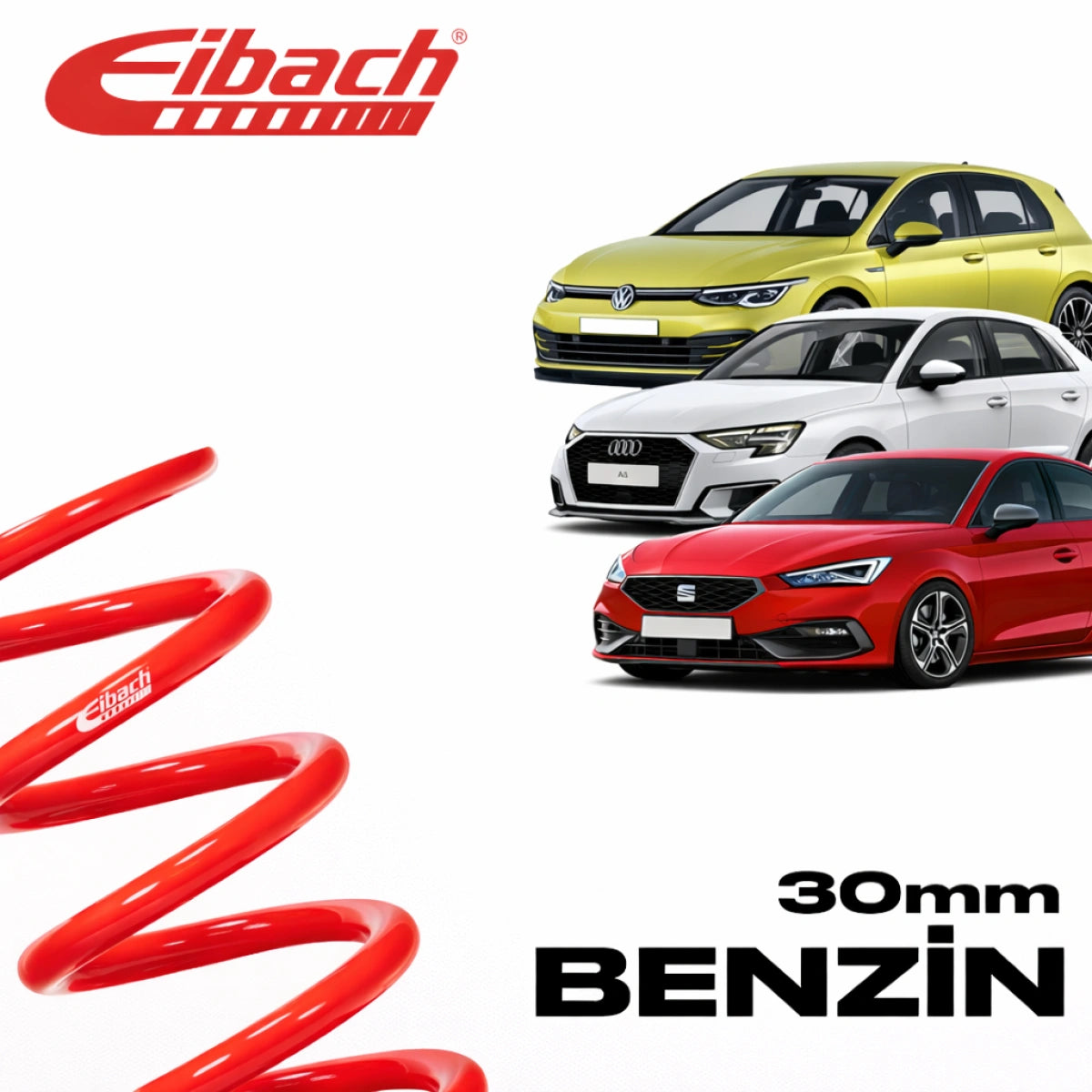 Muelles Deportivos Eibach Pro-Kit Audi A3 8Y / VW Golf 8 / Seat Leon KL 1.5 TSI - Eibach