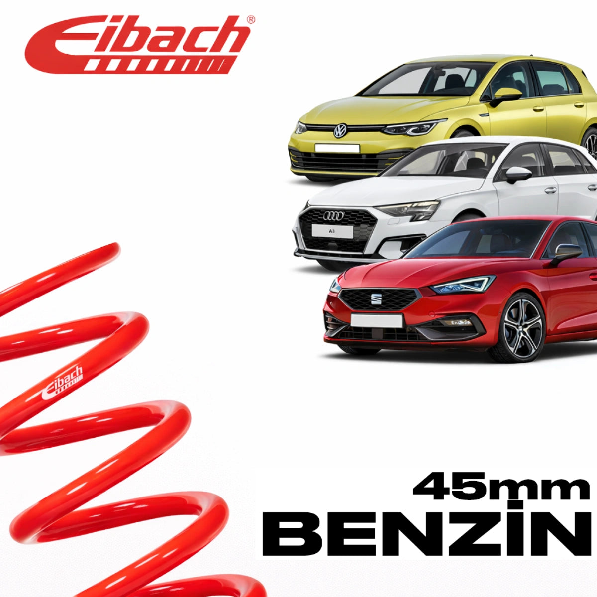 Muelles Deportivos Eibach Sportline Audi A3 8Y / VW Golf 8 / Seat Leon KL 1.0 TSI - Eibach