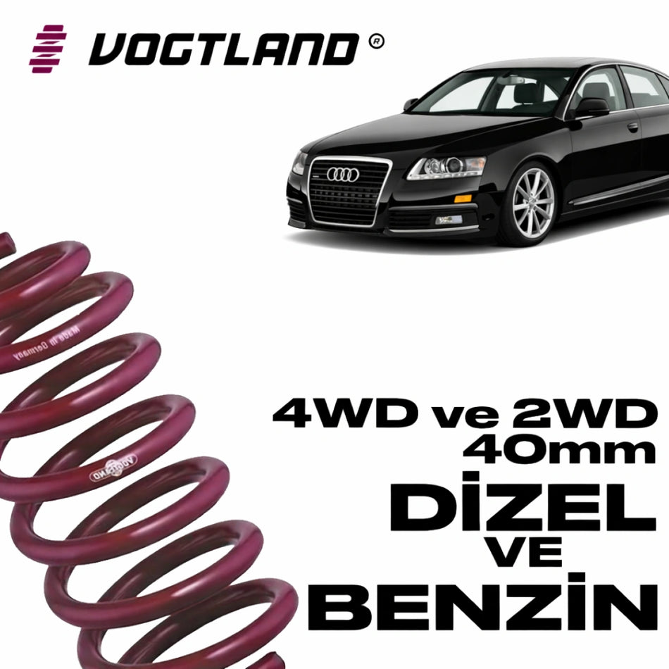Muelles Deportivos Vogtland Audi A6 C6 (40 mm) - Vogtland
