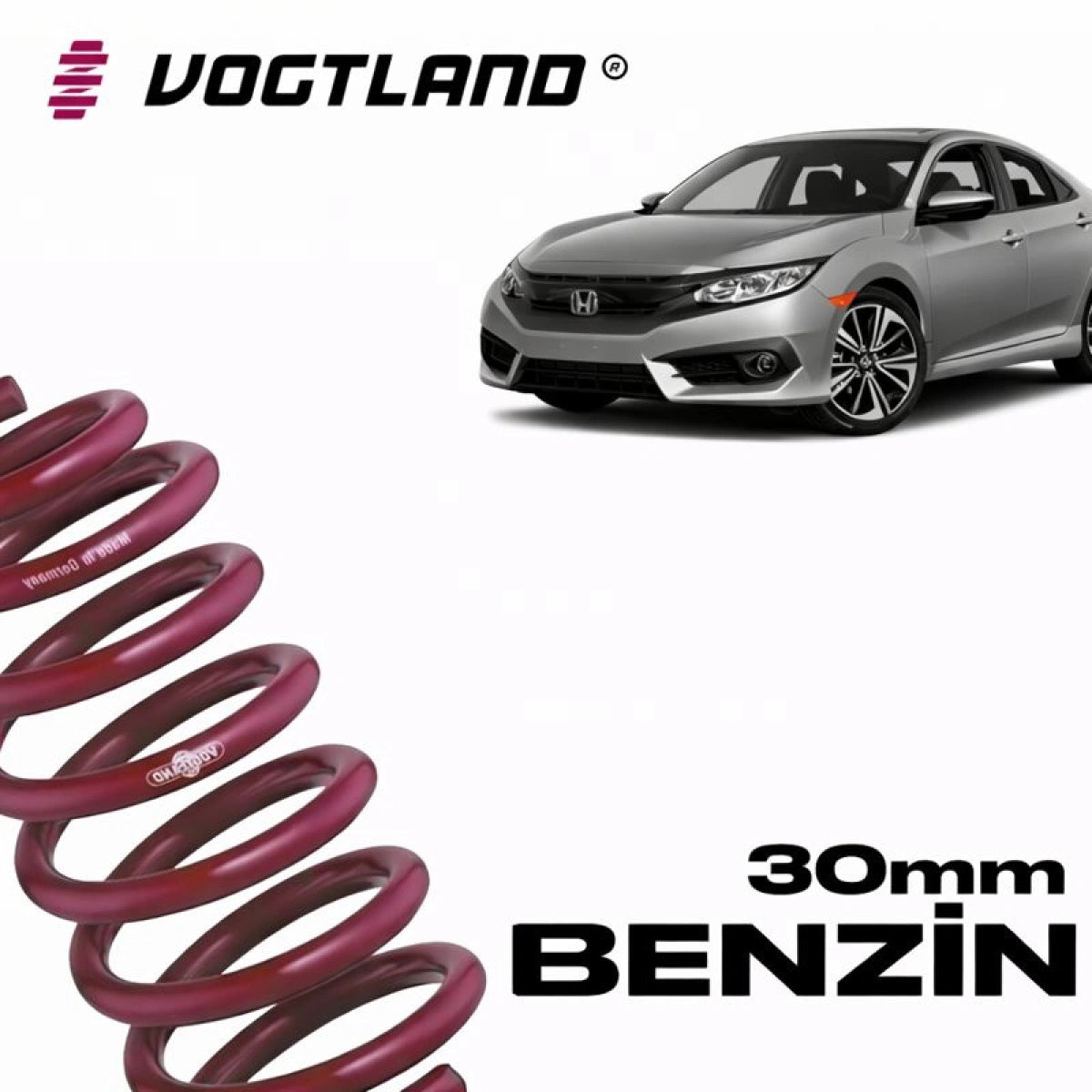 Muelles Deportivos Vogtland Honda Civic FC / FK (30 mm) - Vogtland