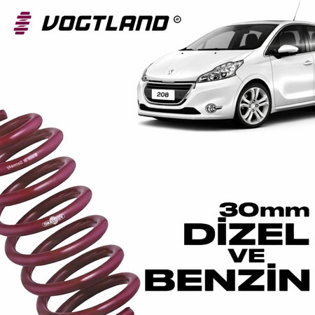 Muelles Deportivos Vogtland Peugeot 208 Mk1 (30 mm) - Vogtland