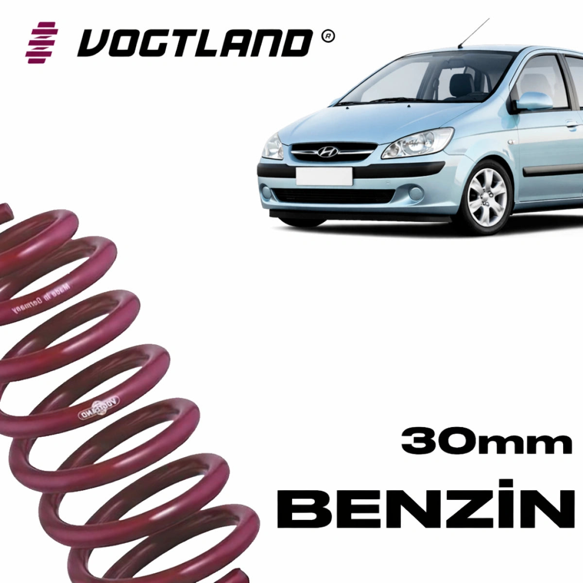 Muelles Deportivos Vogtland Hyundai Getz 2003+ (30 mm) - Vogtland