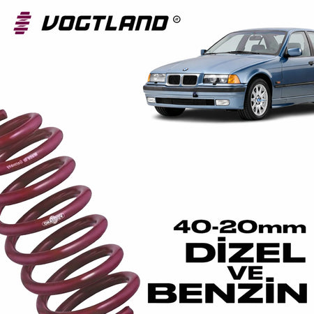 Muelles Deportivos Vogtland BMW Serie 3 E36 4 Cilindros (40/20 mm) - Vogtland