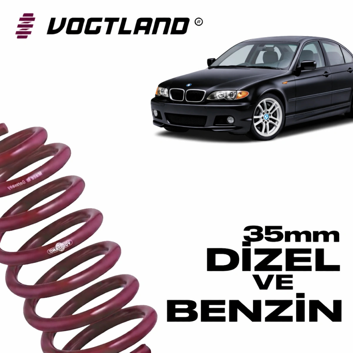 Muelles Deportivos Vogtland BMW Serie 3 E46 (35 mm) - Vogtland