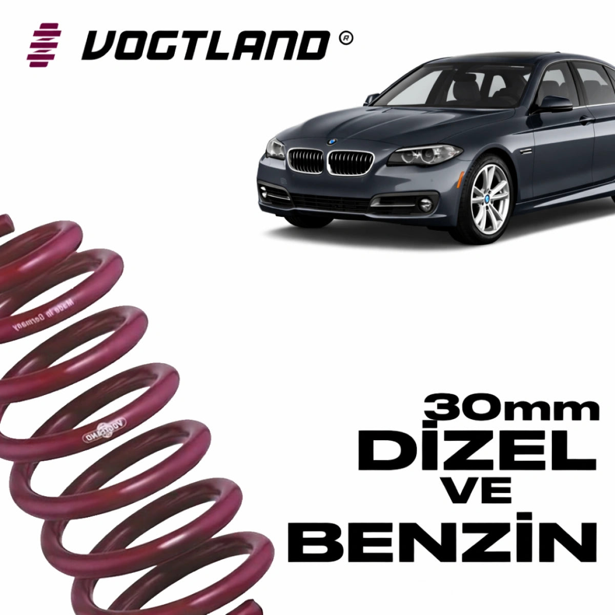Muelles Deportivos Vogtland BMW F10 Serie 5 (30mm) - Vogtland