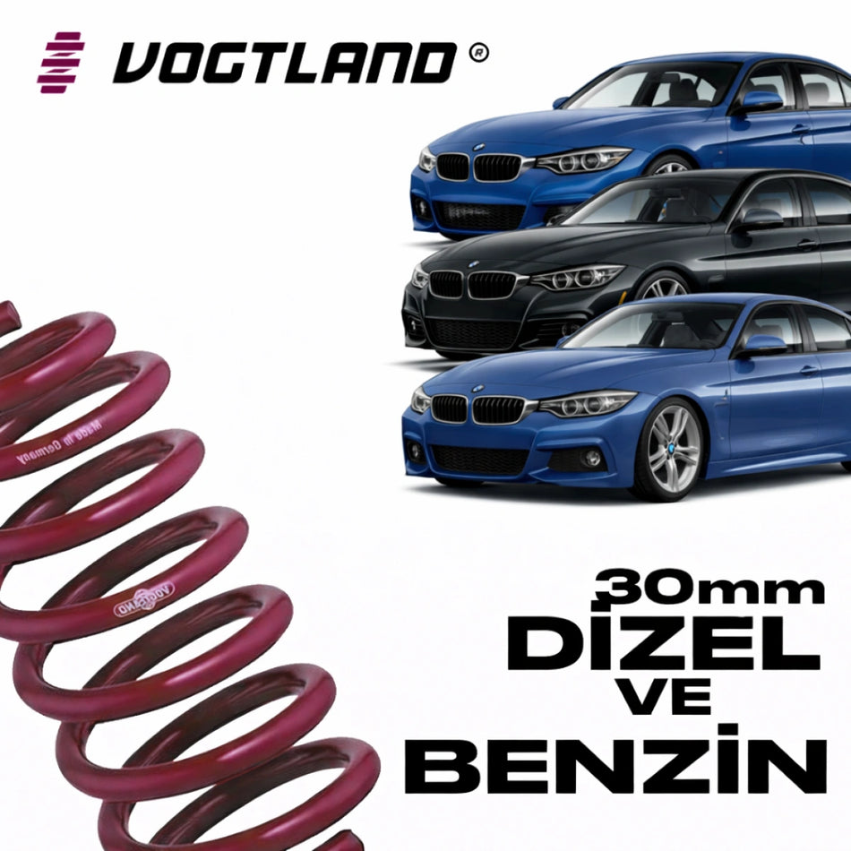 Muelles Deportivos Vogtland BMW F30 F32 F36 Serie 3-4 (30mm) - Vogtland