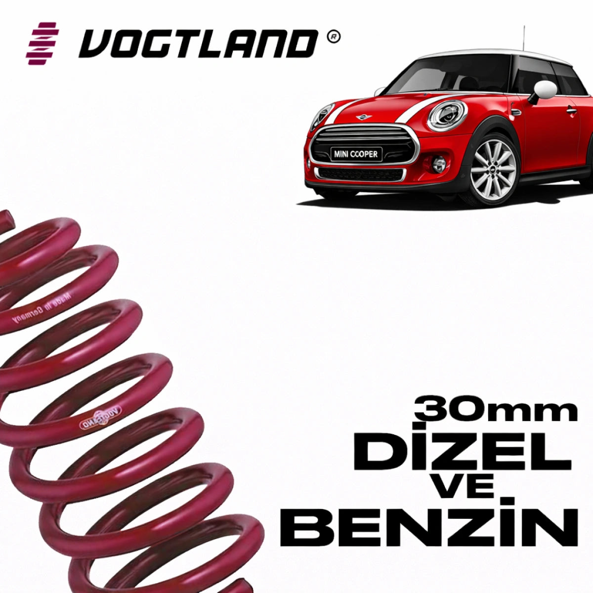 Muelles Deportivos Vogtland Mini F55 (30mm) - Vogtland