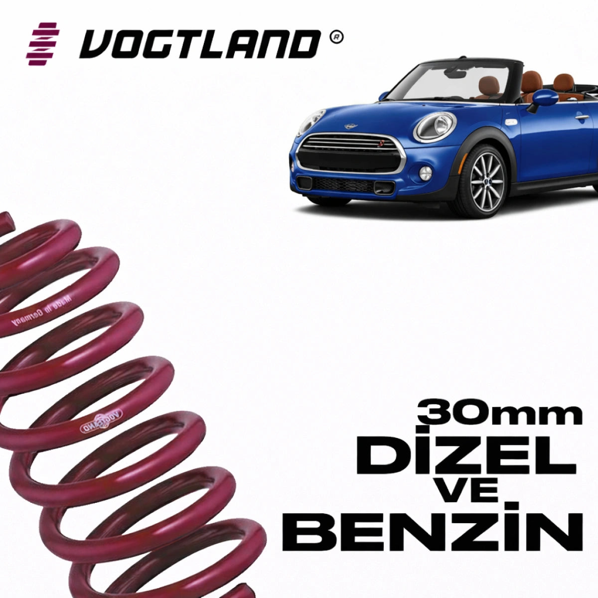 Muelles Deportivos Vogtland Mini F57 (30mm) - Vogtland