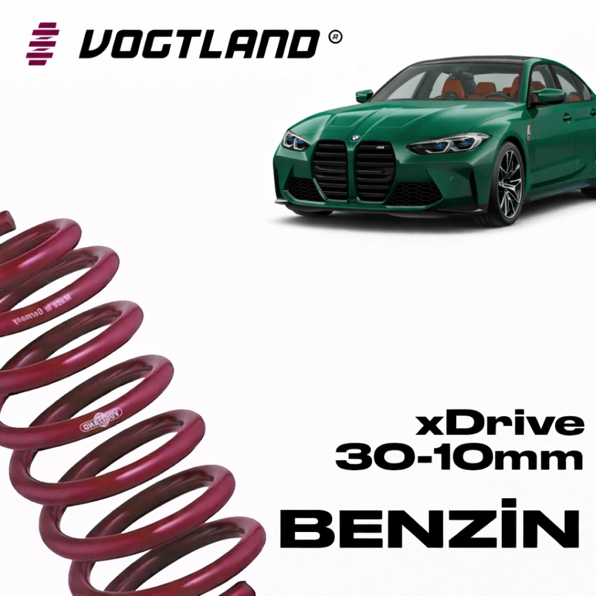 Muelles Deportivos Vogtland BMW G80 M3 xDrive (30-10mm) - Vogtland