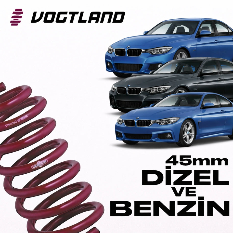 Muelles Deportivos Vogtland BMW F30 F32 F36 Serie 3-4 (45mm) - Vogtland