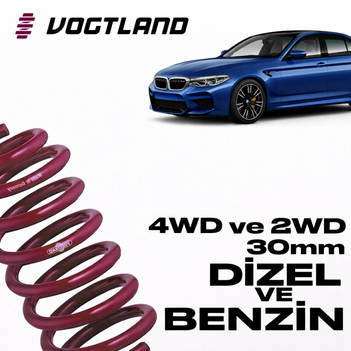 Muelles Deportivos Vogtland BMW Serie 5 G30 (30 mm) - Vogtland
