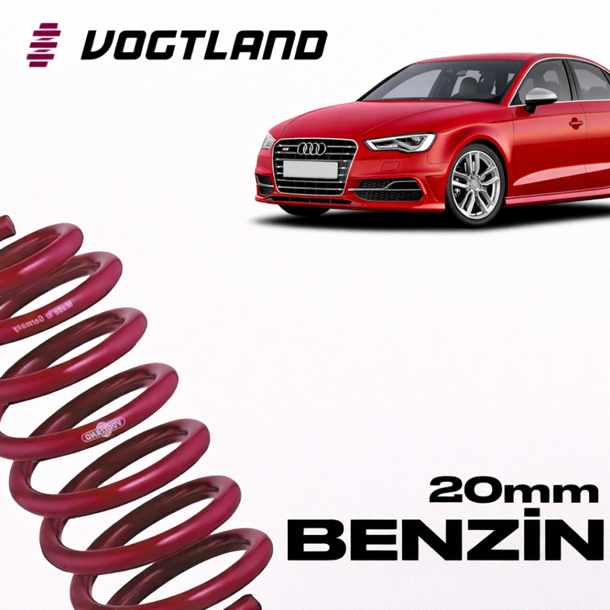 Muelles Deportivos Vogtland Audi S3 8V (20 mm) - Vogtland