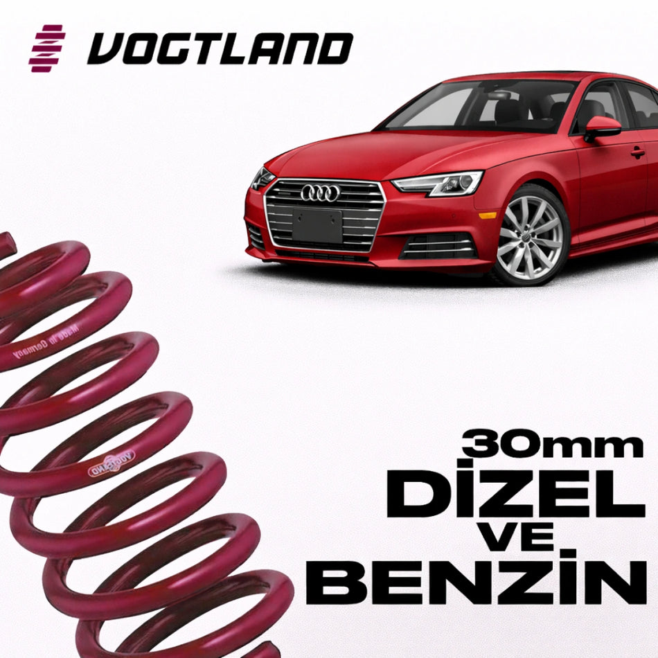 Muelles Deportivos Vogtland Audi A4 B9 2.0 TFSI / 2.0 TDI (30 mm) - Vogtland