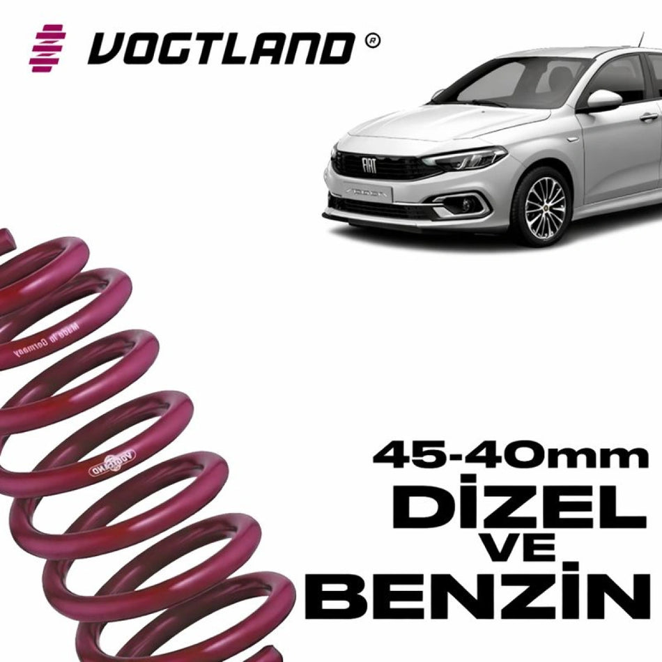 Muelles Deportivos Vogtland Fiat Egea (45/40 mm) - Vogtland