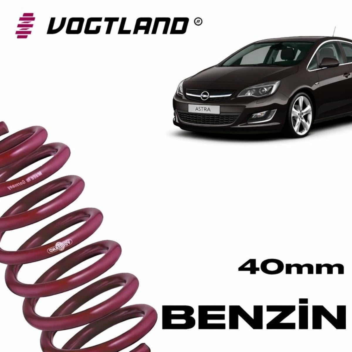 Muelles Deportivos Vogtland Opel Astra J (40 mm) - Vogtland