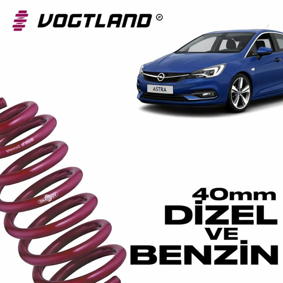 Muelles Deportivos Vogtland Opel Astra K (40 mm) - Vogtland