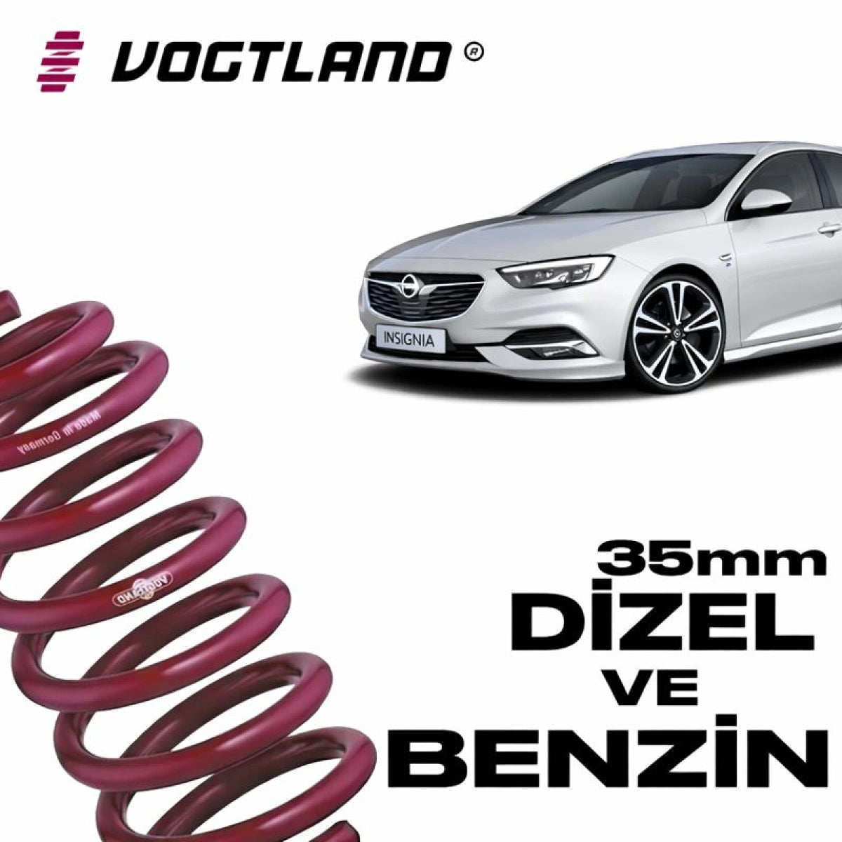 Muelles Deportivos Vogtland Opel Insignia B (35mm) - Vogtland