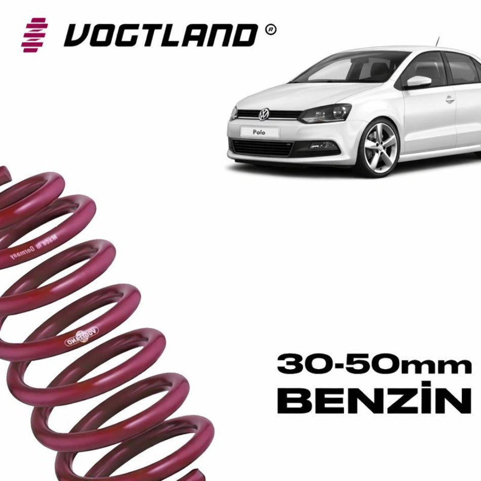 Muelles Deportivos Vogtland VW Polo 6R Gasolina (30-50mm) - Vogtland