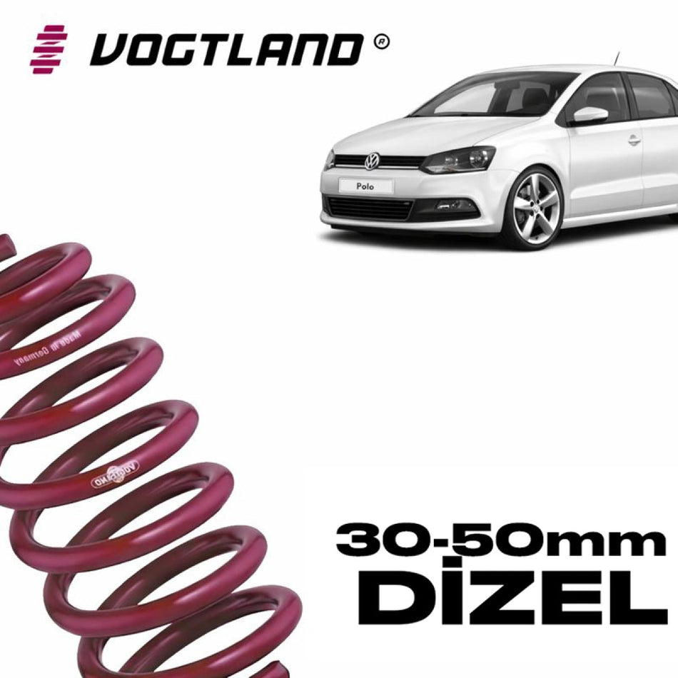 Muelles Deportivos Vogtland VW Polo 6R Diésel (30-50mm) - Vogtland