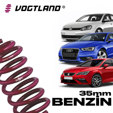 Muelles Deportivos Vogtland VW Golf 7 Audi A3 8V Seat Leon MK3 1.0/1.2 TSI (35mm) - Vogtland
