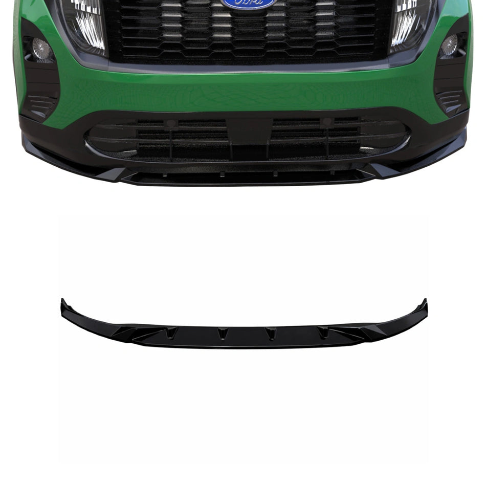 Apex Aero Design Front Splitter (Gloss Black ABS) – Sport Styling for Ford Courier Mk2 (2023+)