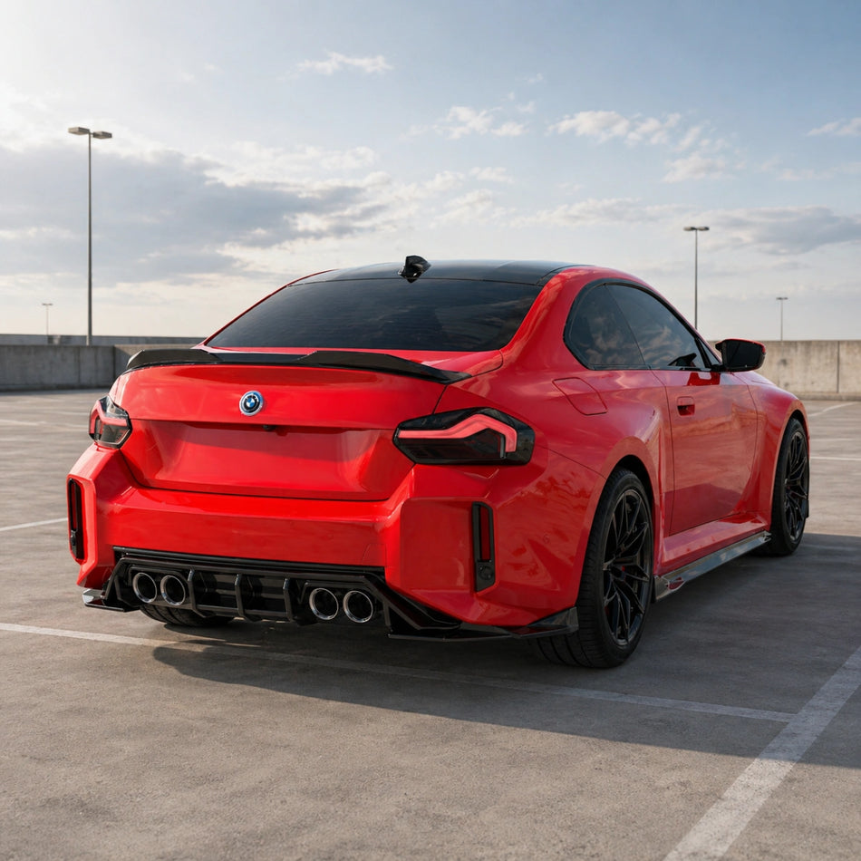 Apex Aero Design Rear Valance / Rear Diffuser (Gloss Black ABS) – Aggressive Styling for BMW M2 G87 (2023+)