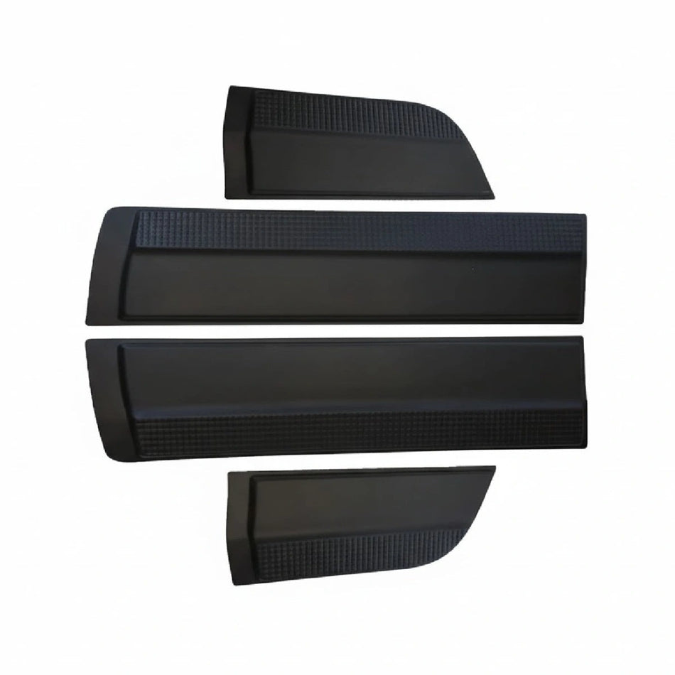 Apex Aero Design 4-Piece Body Molding Kit (Gloss Black) – Protection and Style for Mitsubishi L200 (2015-2018)
