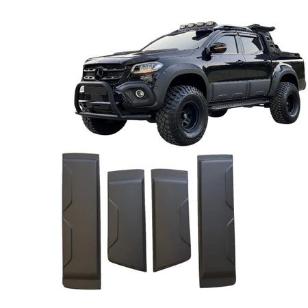 Apex Aero Design 4-Piece Body Side Cladding (Gloss Black ABS) – Off-Road Protection and Style for Mercedes X-Class W470 (2017+)
