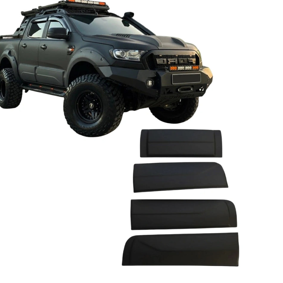 Apex Aero Design Body Cladding Kit (4 Pieces) for Ford Ranger T6-T7-T8 (2012-2015) - Off-Road Side Protection