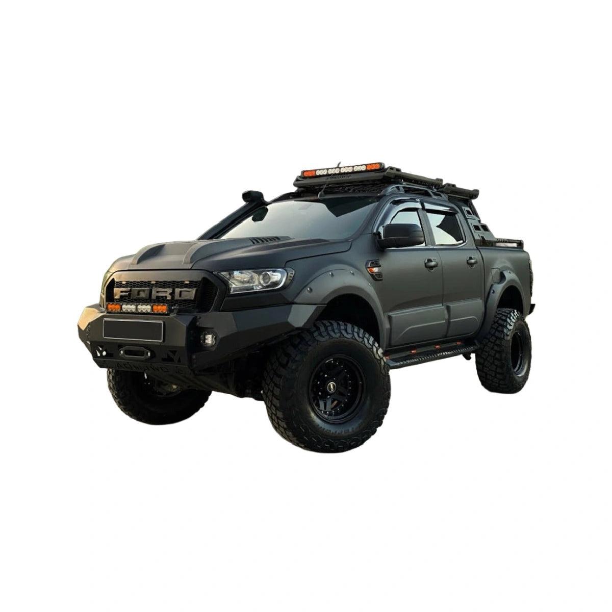 Apex Aero Design Body Cladding Kit (4 Pieces) for Ford Ranger T6-T7-T8 (2012-2015) - Off-Road Side Protection